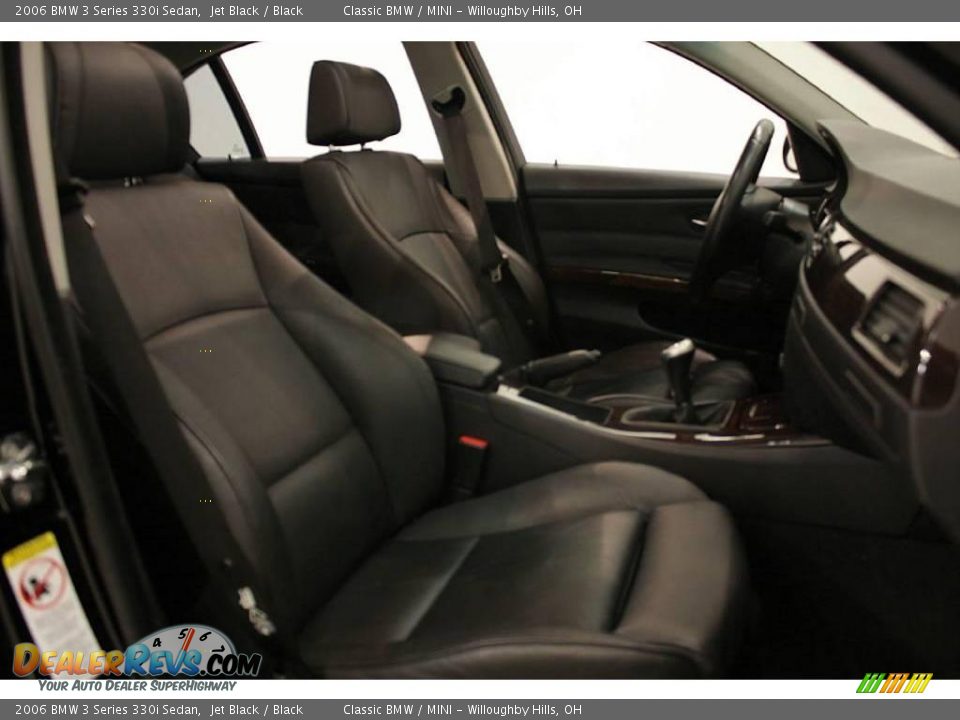 2006 BMW 3 Series 330i Sedan Jet Black / Black Photo #18