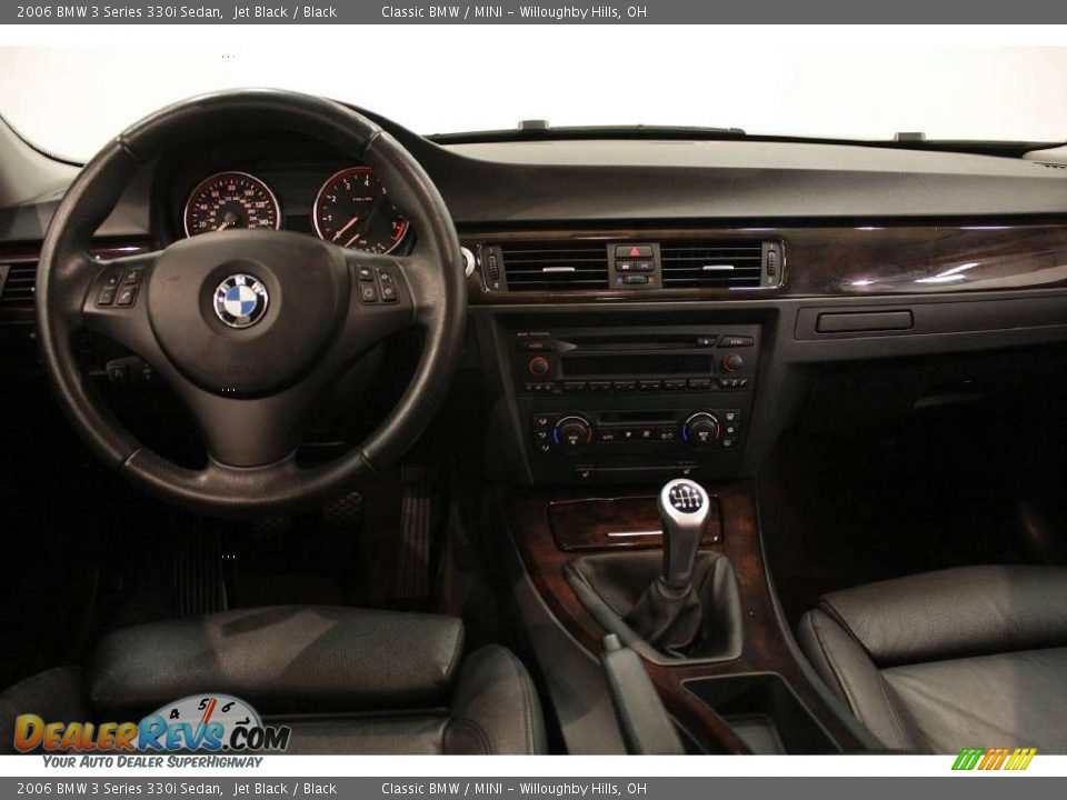 2006 BMW 3 Series 330i Sedan Jet Black / Black Photo #21