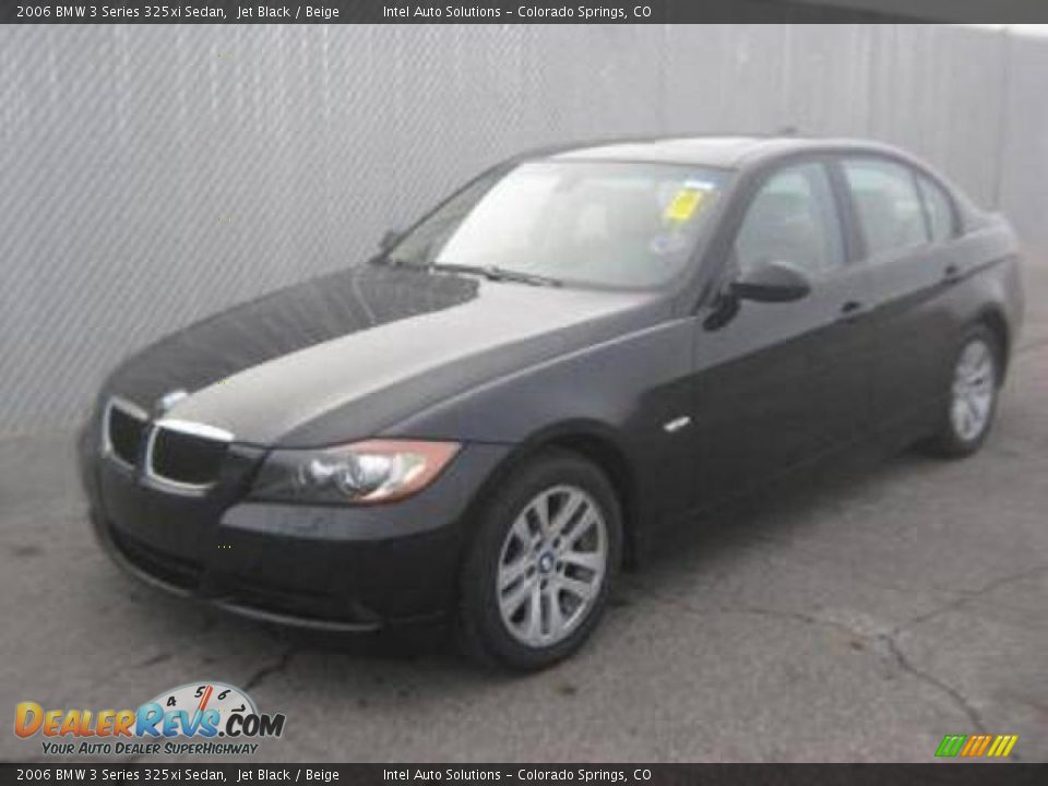 2006 BMW 3 Series 325xi Sedan Jet Black / Beige Photo #1