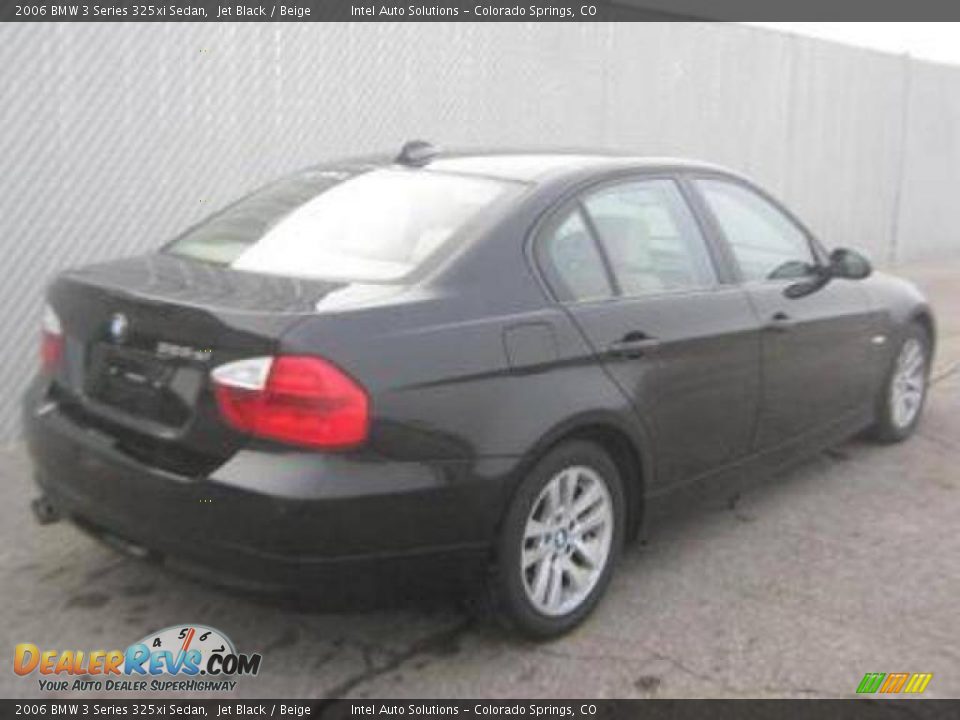 2006 BMW 3 Series 325xi Sedan Jet Black / Beige Photo #2