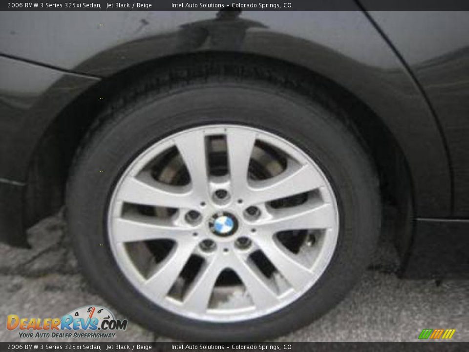 2006 BMW 3 Series 325xi Sedan Jet Black / Beige Photo #3