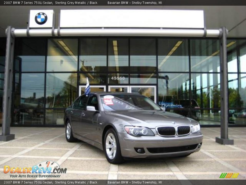 2007 BMW 7 Series 750Li Sedan Sterling Grey Metallic / Black Photo #2