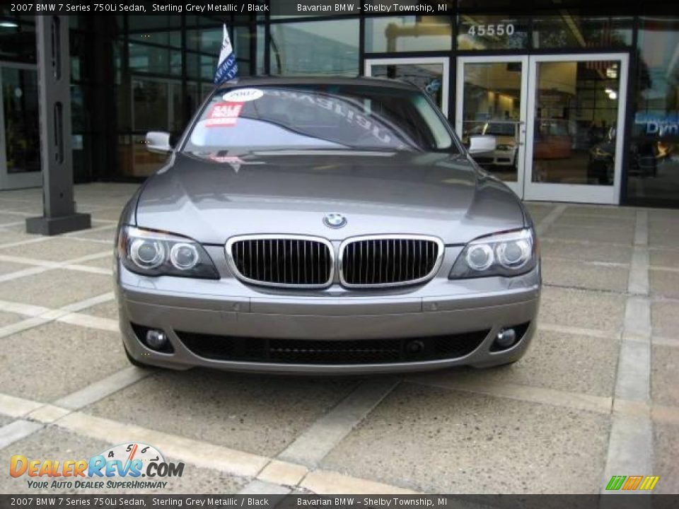 2007 BMW 7 Series 750Li Sedan Sterling Grey Metallic / Black Photo #3