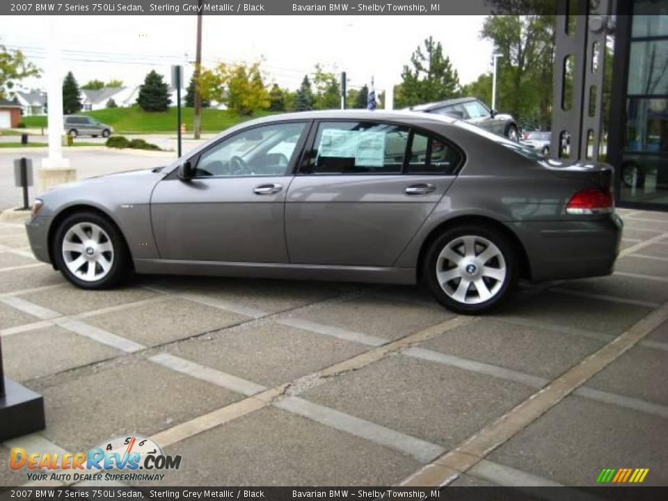 2007 BMW 7 Series 750Li Sedan Sterling Grey Metallic / Black Photo #5