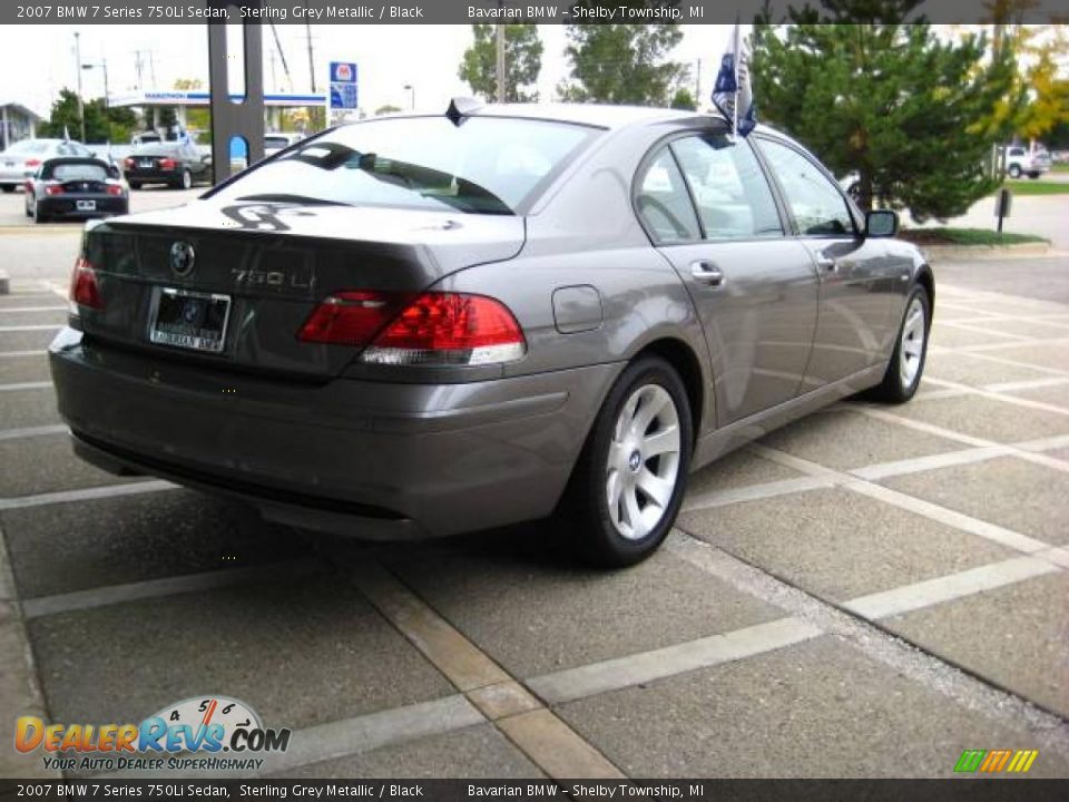2007 BMW 7 Series 750Li Sedan Sterling Grey Metallic / Black Photo #8