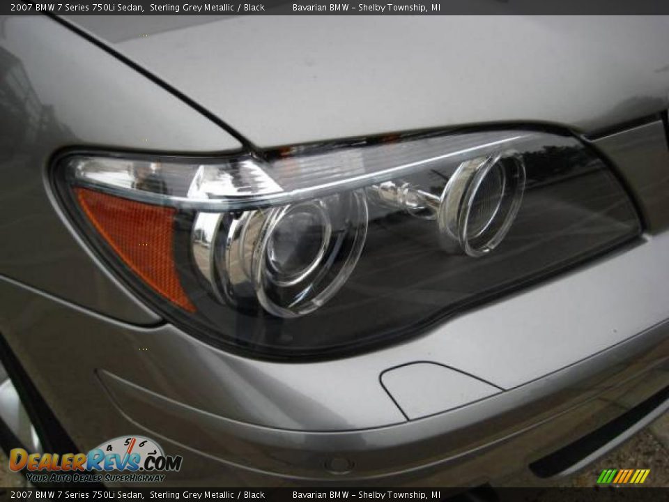 2007 BMW 7 Series 750Li Sedan Sterling Grey Metallic / Black Photo #11