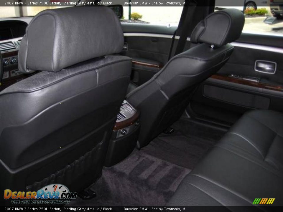 2007 BMW 7 Series 750Li Sedan Sterling Grey Metallic / Black Photo #15