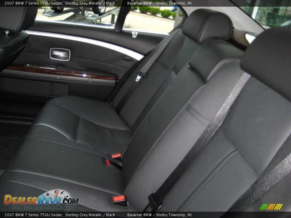 2007 BMW 7 Series 750Li Sedan Sterling Grey Metallic / Black Photo #16