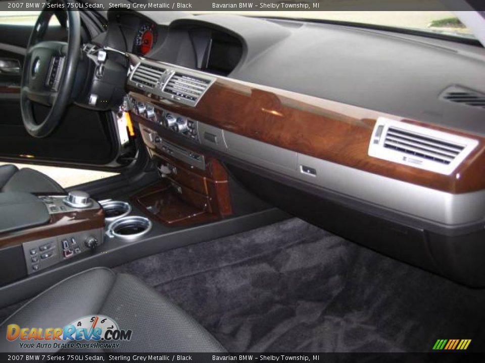 2007 BMW 7 Series 750Li Sedan Sterling Grey Metallic / Black Photo #18