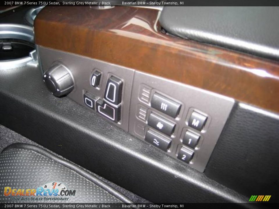 2007 BMW 7 Series 750Li Sedan Sterling Grey Metallic / Black Photo #19