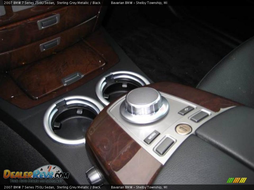 2007 BMW 7 Series 750Li Sedan Sterling Grey Metallic / Black Photo #20