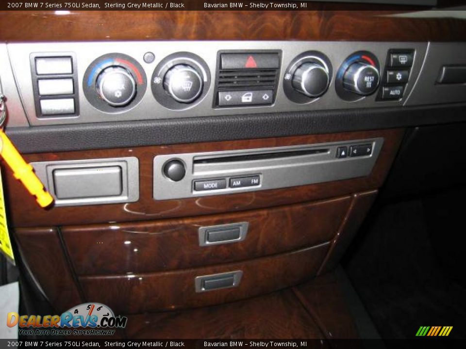 2007 BMW 7 Series 750Li Sedan Sterling Grey Metallic / Black Photo #21