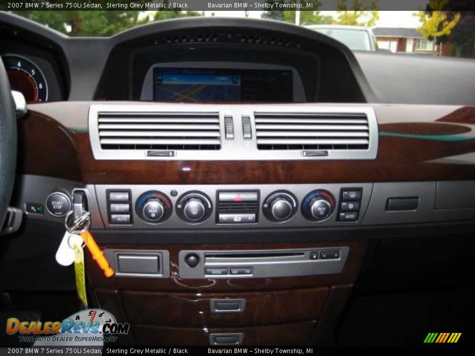 2007 BMW 7 Series 750Li Sedan Sterling Grey Metallic / Black Photo #23