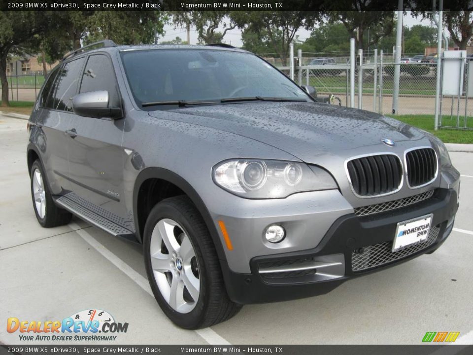 2009 BMW X5 xDrive30i Space Grey Metallic / Black Photo #2