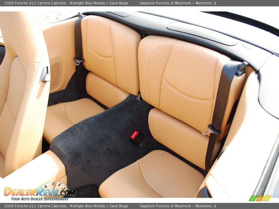 2009 Porsche 911 Carrera Cabriolet Midnight Blue Metallic / Sand Beige Photo #19
