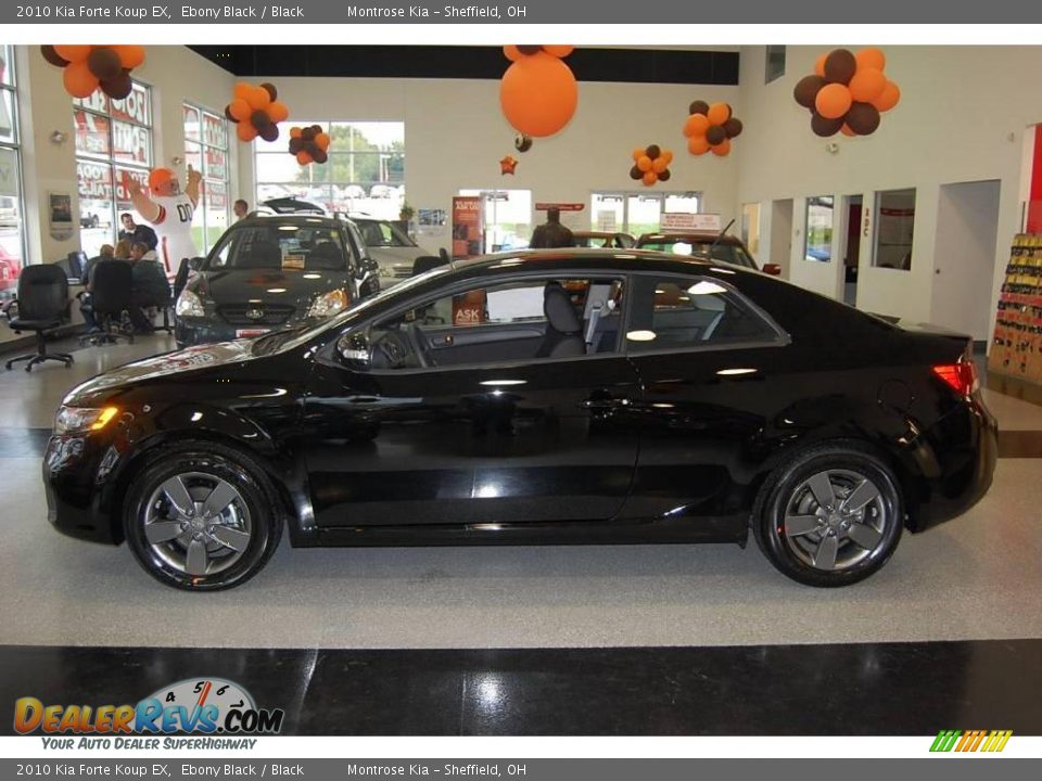 2010 Kia Forte Koup EX Ebony Black / Black Photo #5