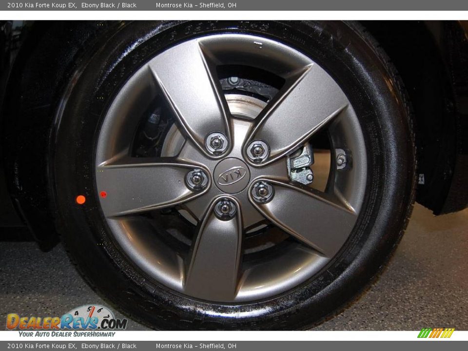 2010 Kia Forte Koup EX Ebony Black / Black Photo #16