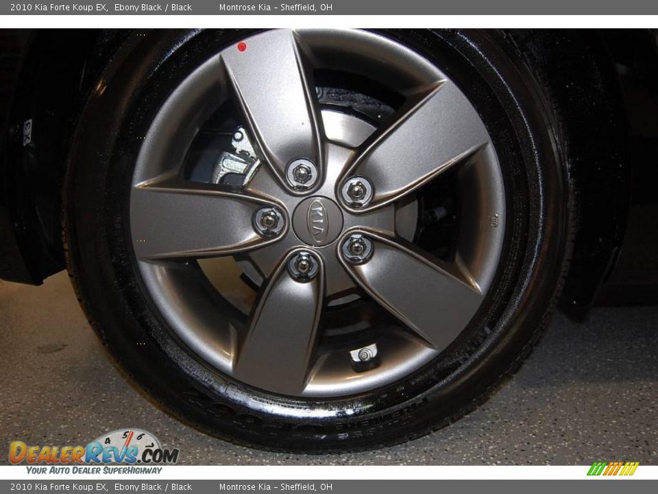 2010 Kia Forte Koup EX Ebony Black / Black Photo #17