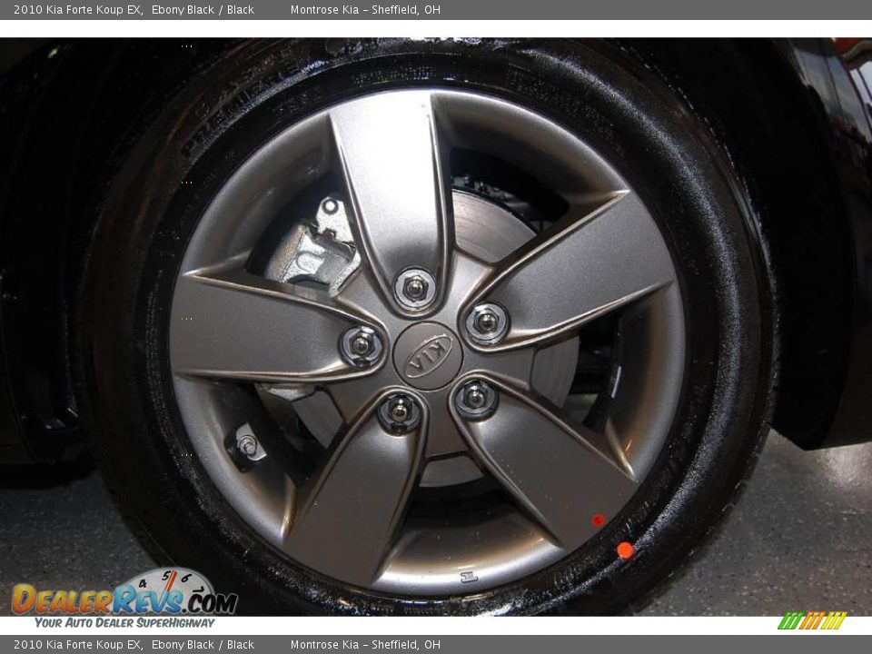 2010 Kia Forte Koup EX Ebony Black / Black Photo #18