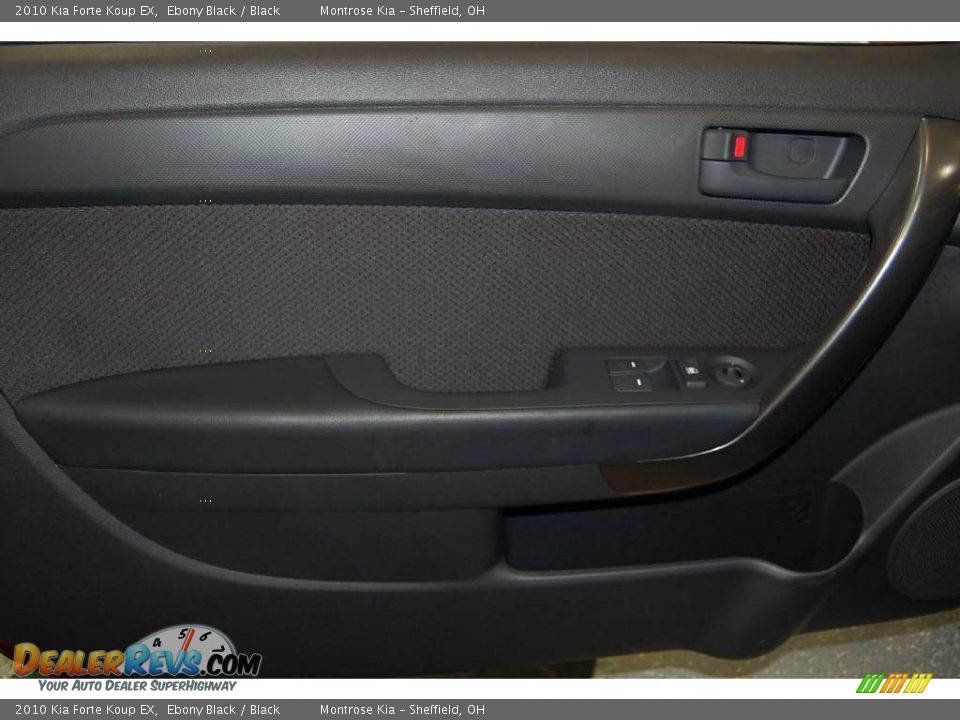2010 Kia Forte Koup EX Ebony Black / Black Photo #19