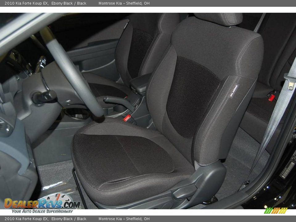 2010 Kia Forte Koup EX Ebony Black / Black Photo #23