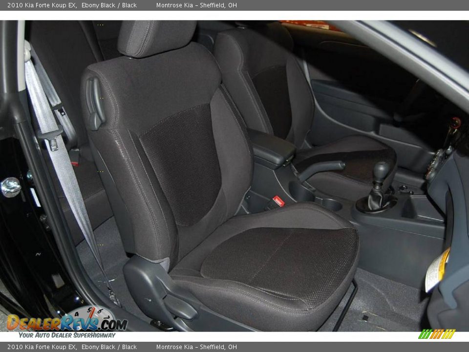 2010 Kia Forte Koup EX Ebony Black / Black Photo #24