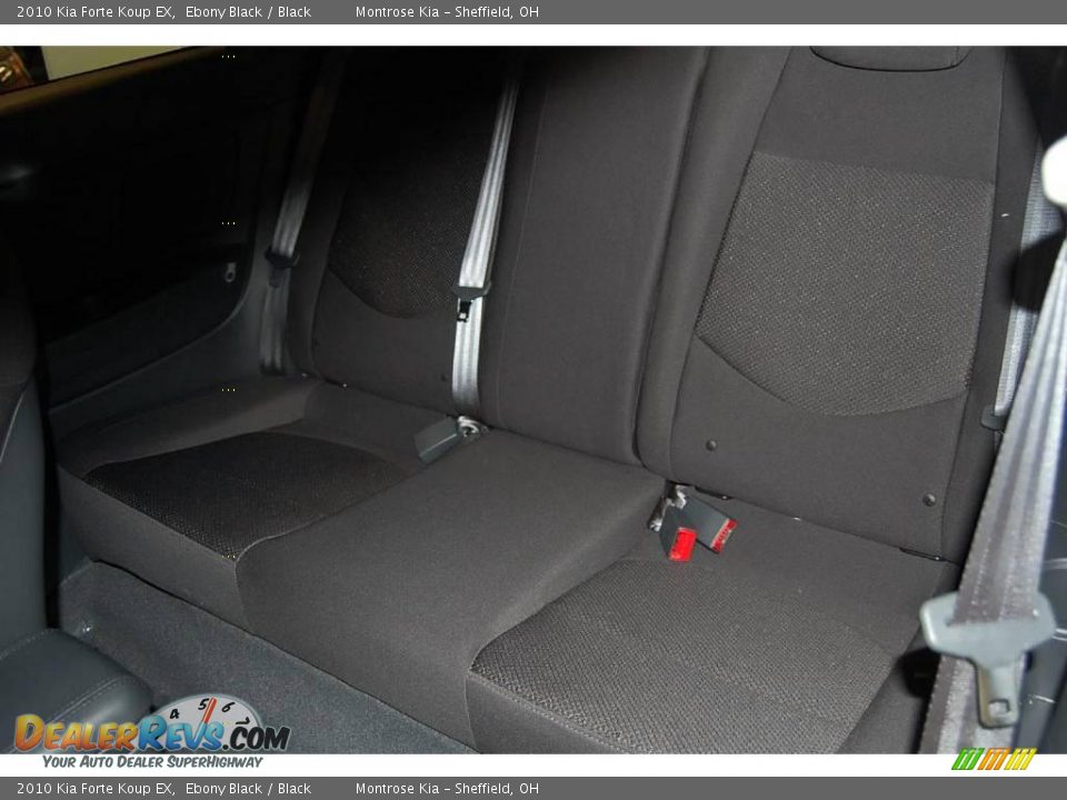 2010 Kia Forte Koup EX Ebony Black / Black Photo #25