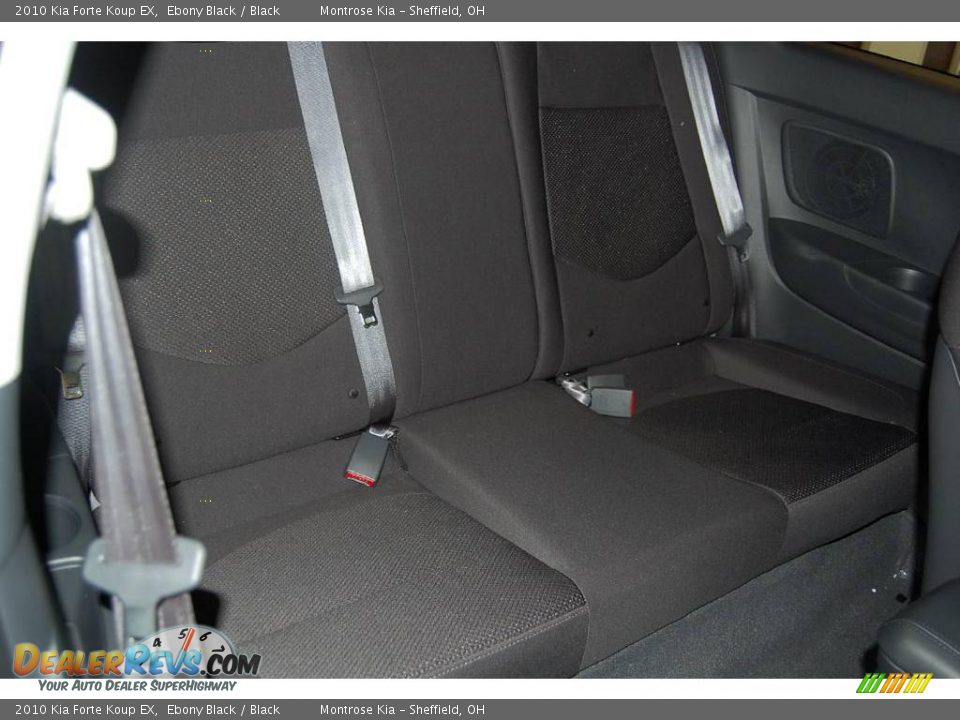 2010 Kia Forte Koup EX Ebony Black / Black Photo #26