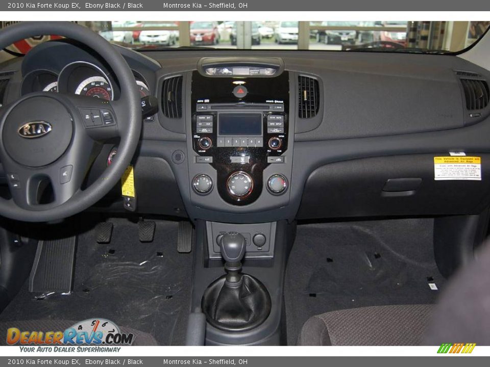 2010 Kia Forte Koup EX Ebony Black / Black Photo #27
