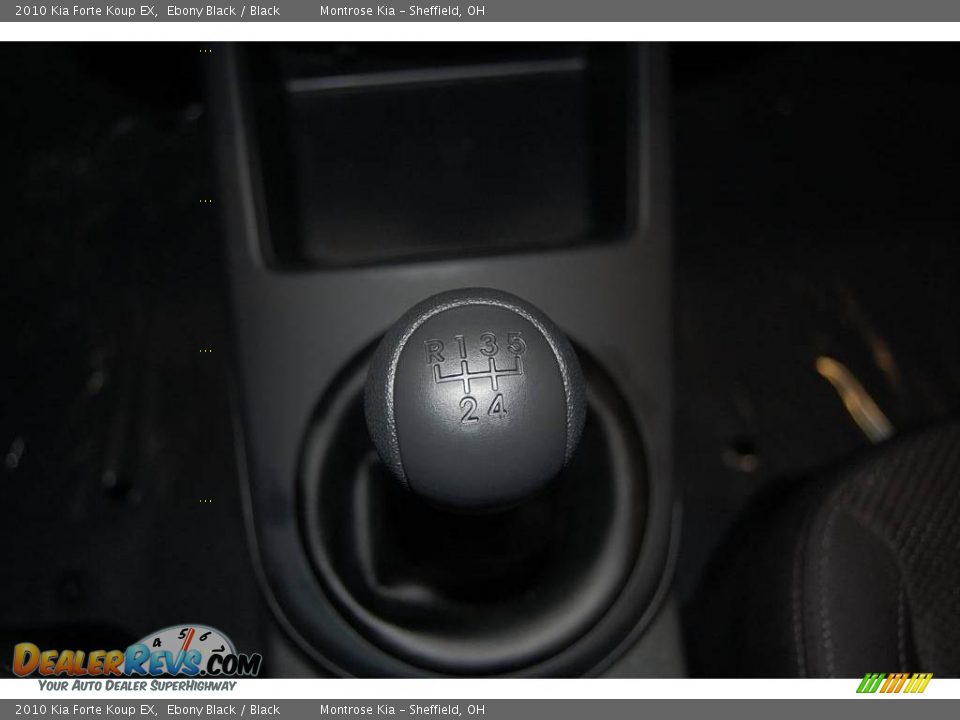 2010 Kia Forte Koup EX Ebony Black / Black Photo #28