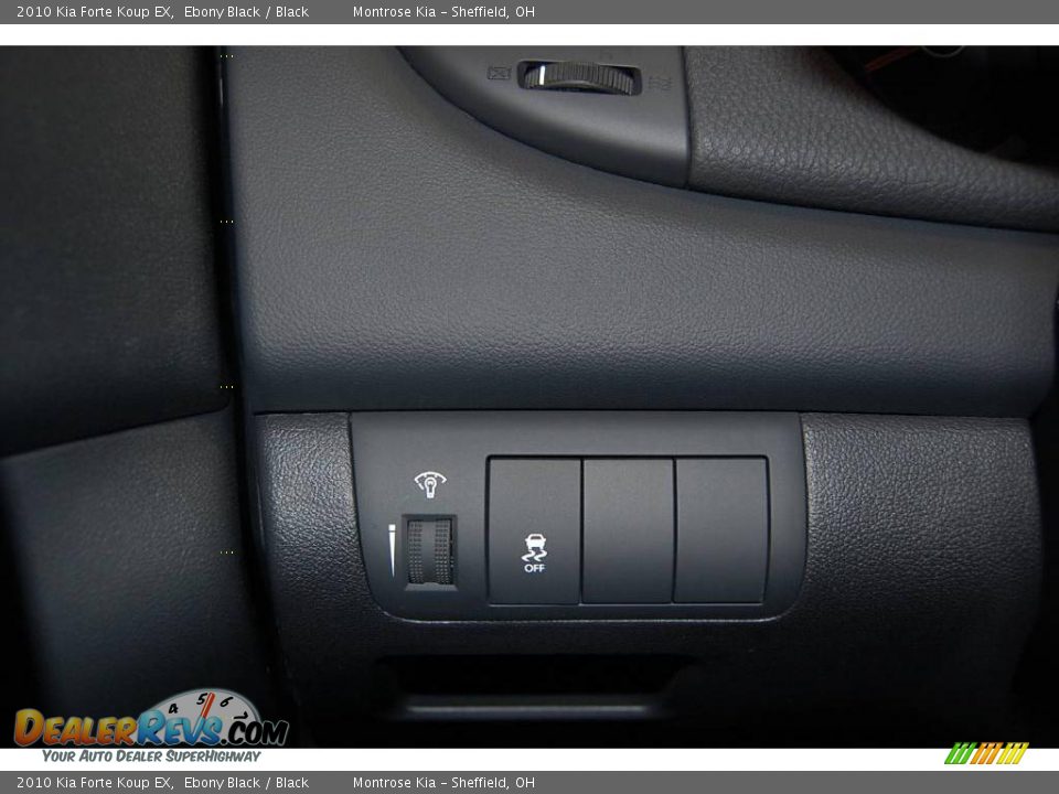 2010 Kia Forte Koup EX Ebony Black / Black Photo #29