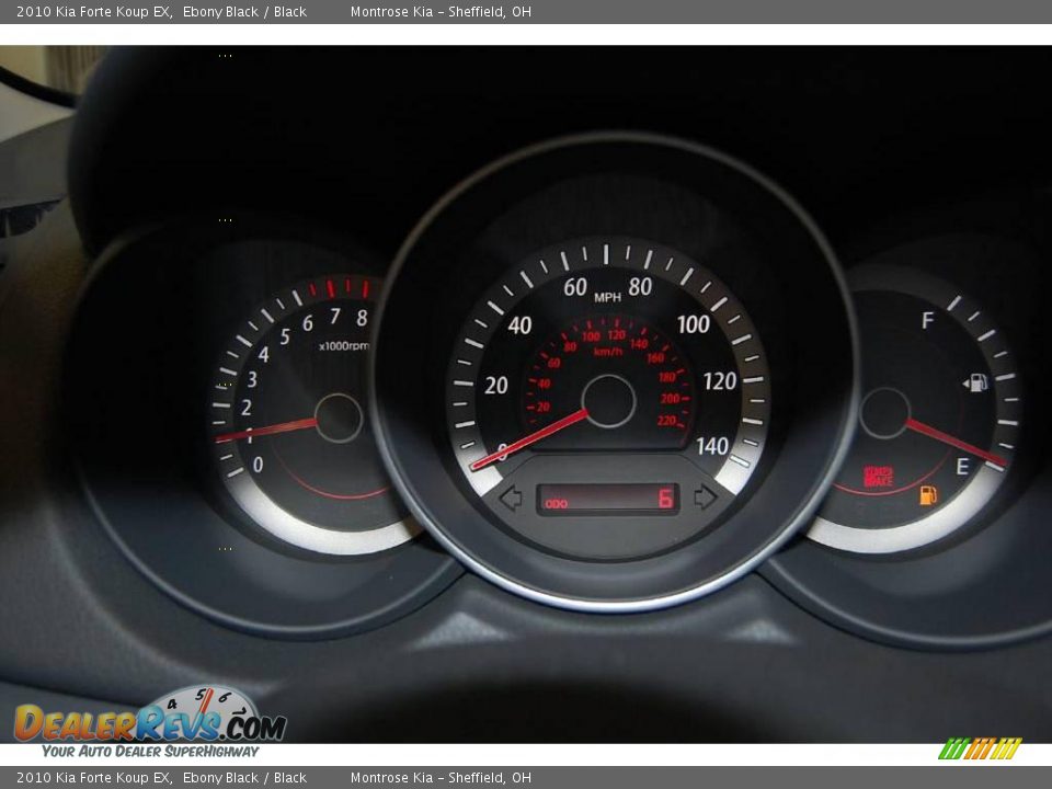 2010 Kia Forte Koup EX Ebony Black / Black Photo #35