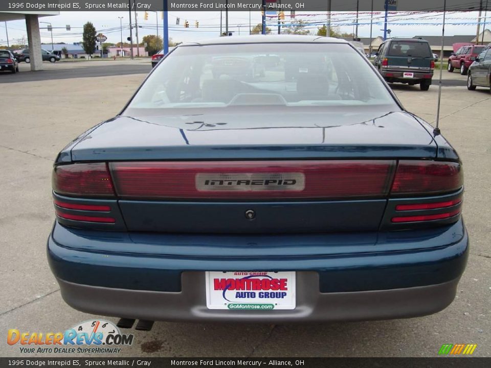 1996 Dodge Intrepid ES Spruce Metallic / Gray Photo #4
