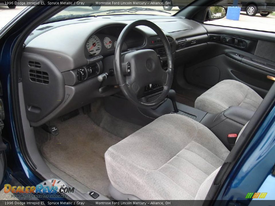 1996 Dodge Intrepid ES Spruce Metallic / Gray Photo #24