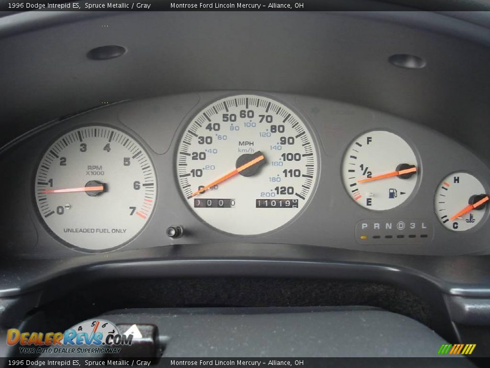 1996 Dodge Intrepid ES Spruce Metallic / Gray Photo #26