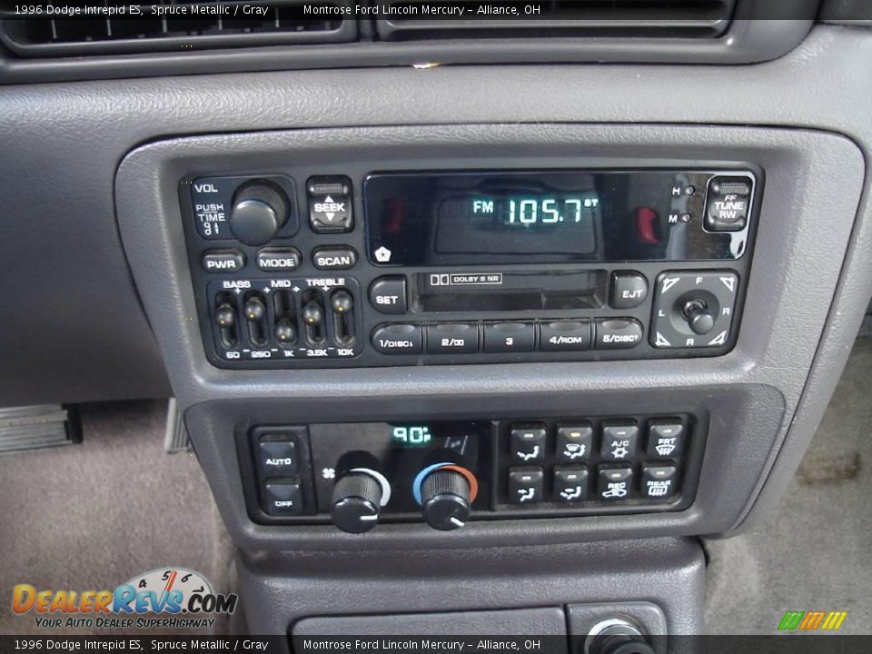 1996 Dodge Intrepid ES Spruce Metallic / Gray Photo #28