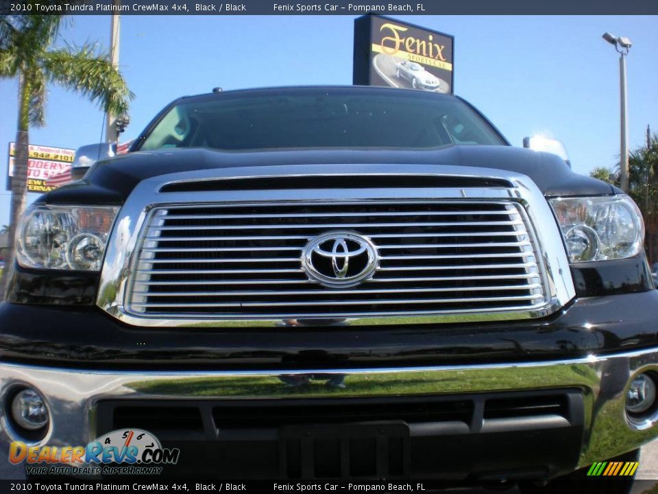 2010 Toyota Tundra Platinum CrewMax 4x4 Black / Black Photo #19