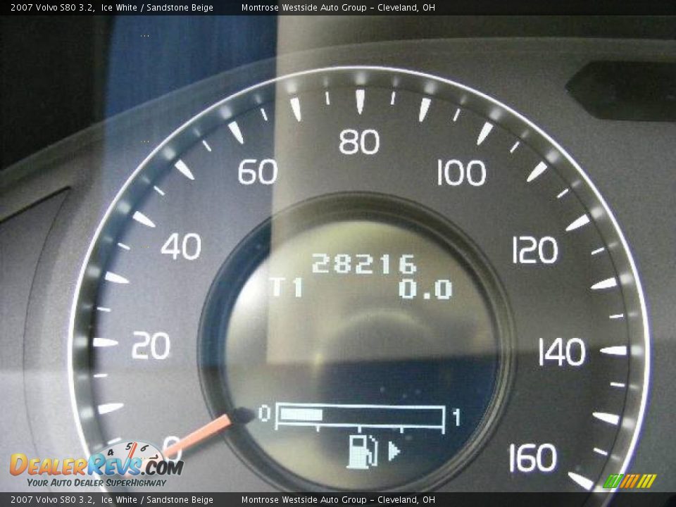 2007 Volvo S80 3.2 Ice White / Sandstone Beige Photo #18