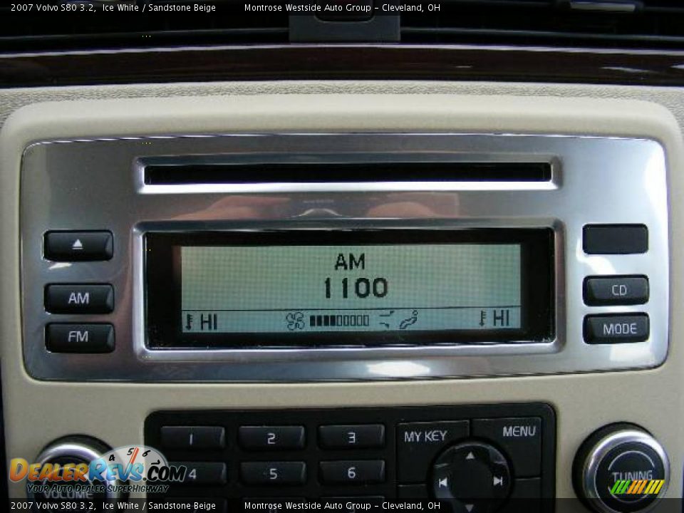 2007 Volvo S80 3.2 Ice White / Sandstone Beige Photo #20