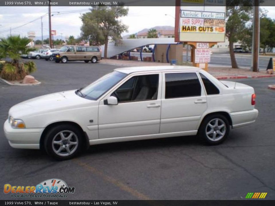 1999 Volvo S70 White / Taupe Photo #1