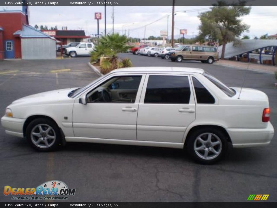 1999 Volvo S70 White / Taupe Photo #2