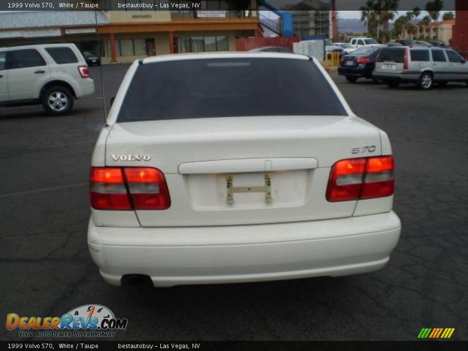 1999 Volvo S70 White / Taupe Photo #5