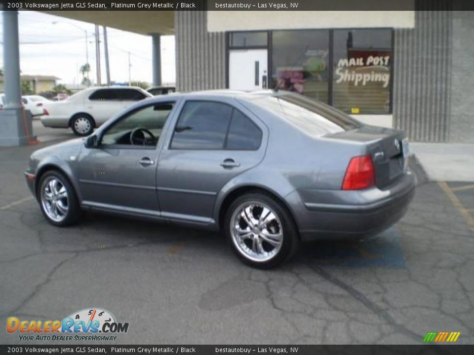 2003 Volkswagen Jetta GLS Sedan Platinum Grey Metallic / Black Photo #2