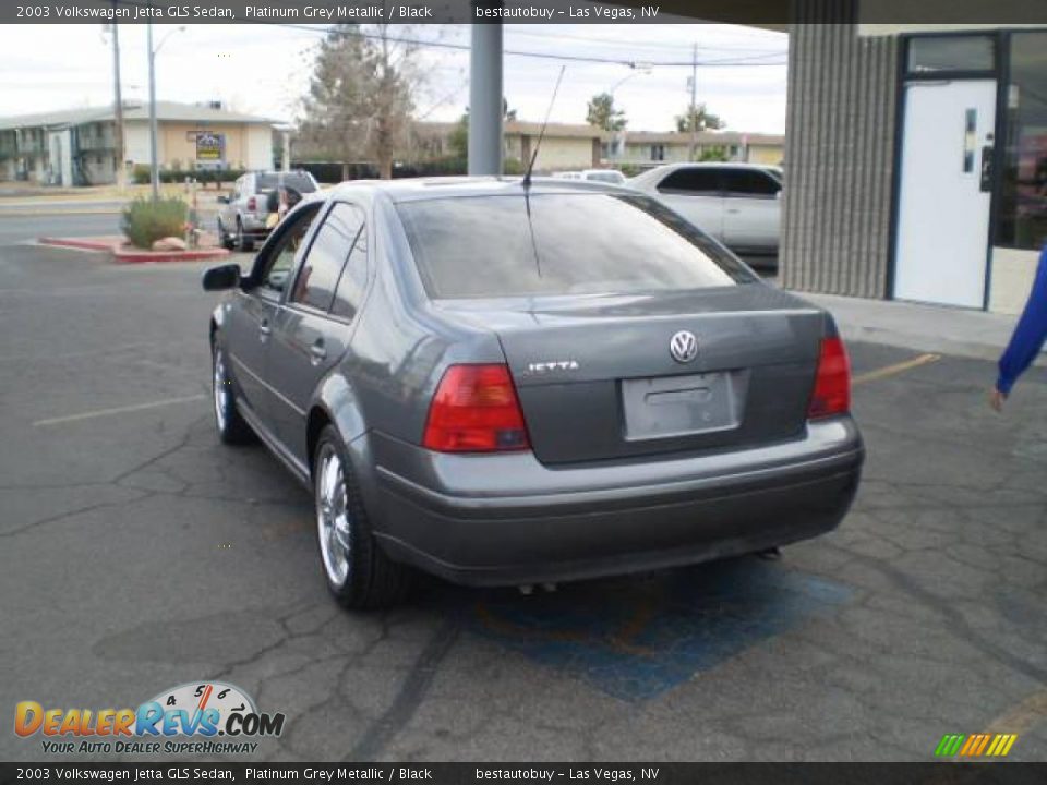 2003 Volkswagen Jetta GLS Sedan Platinum Grey Metallic / Black Photo #3