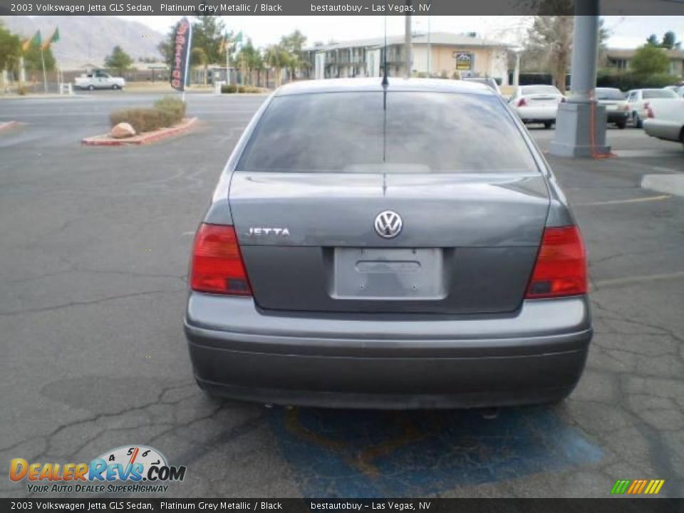 2003 Volkswagen Jetta GLS Sedan Platinum Grey Metallic / Black Photo #4