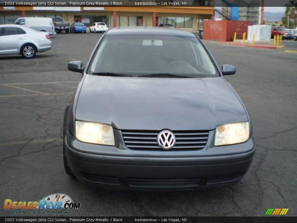 2003 Volkswagen Jetta GLS Sedan Platinum Grey Metallic / Black Photo #14