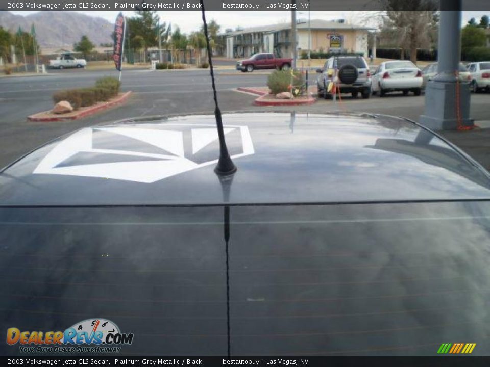 2003 Volkswagen Jetta GLS Sedan Platinum Grey Metallic / Black Photo #15