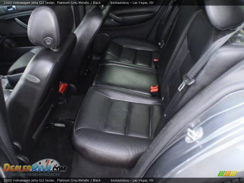 2003 Volkswagen Jetta GLS Sedan Platinum Grey Metallic / Black Photo #17