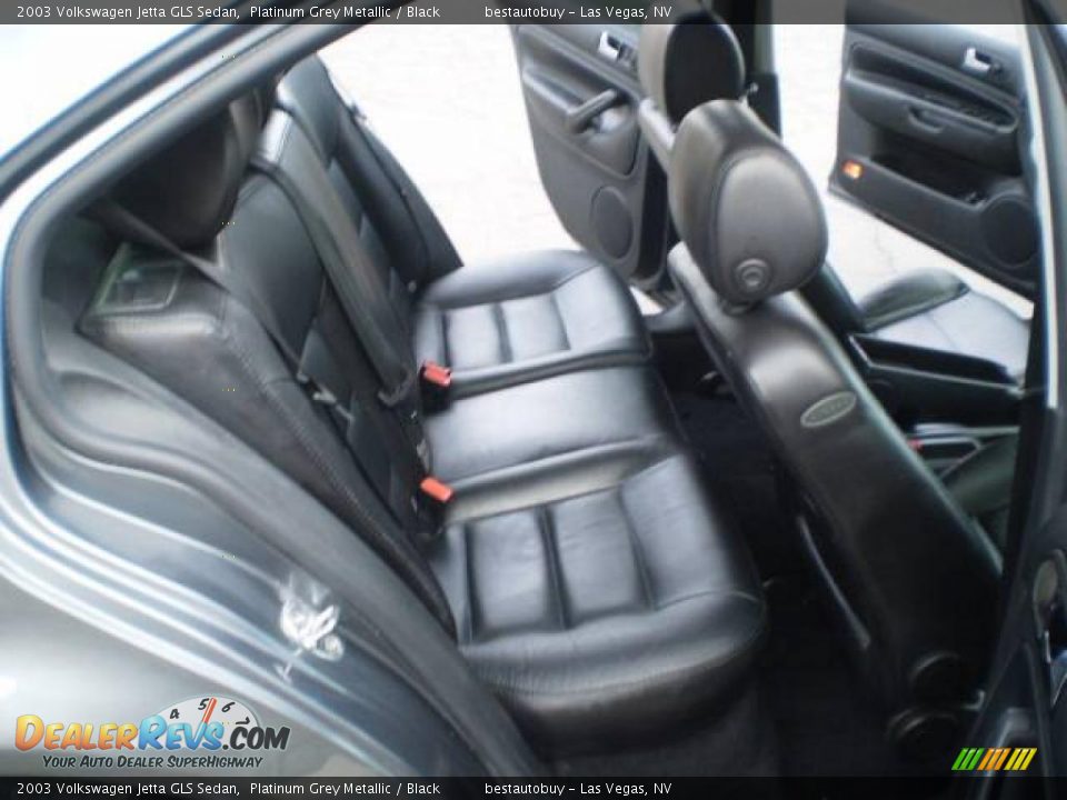 2003 Volkswagen Jetta GLS Sedan Platinum Grey Metallic / Black Photo #19