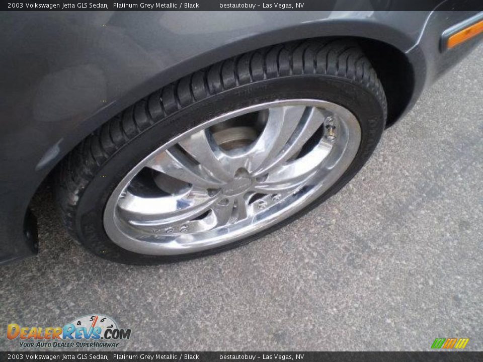 2003 Volkswagen Jetta GLS Sedan Platinum Grey Metallic / Black Photo #20